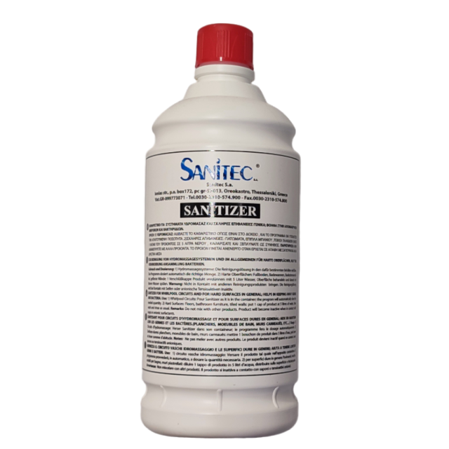 Click to watch DISINFECTANT FOR HYDROMASSAGE 1LT