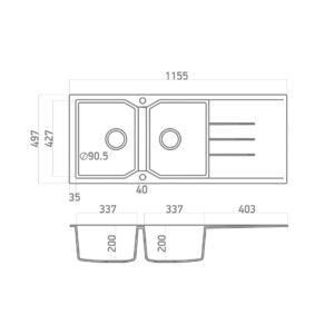 ULTRA GRANITE 800 (116Χ50)