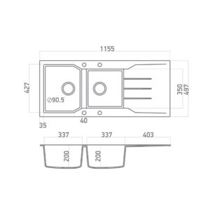 ULTRA GRANITE 801 (116Χ50)