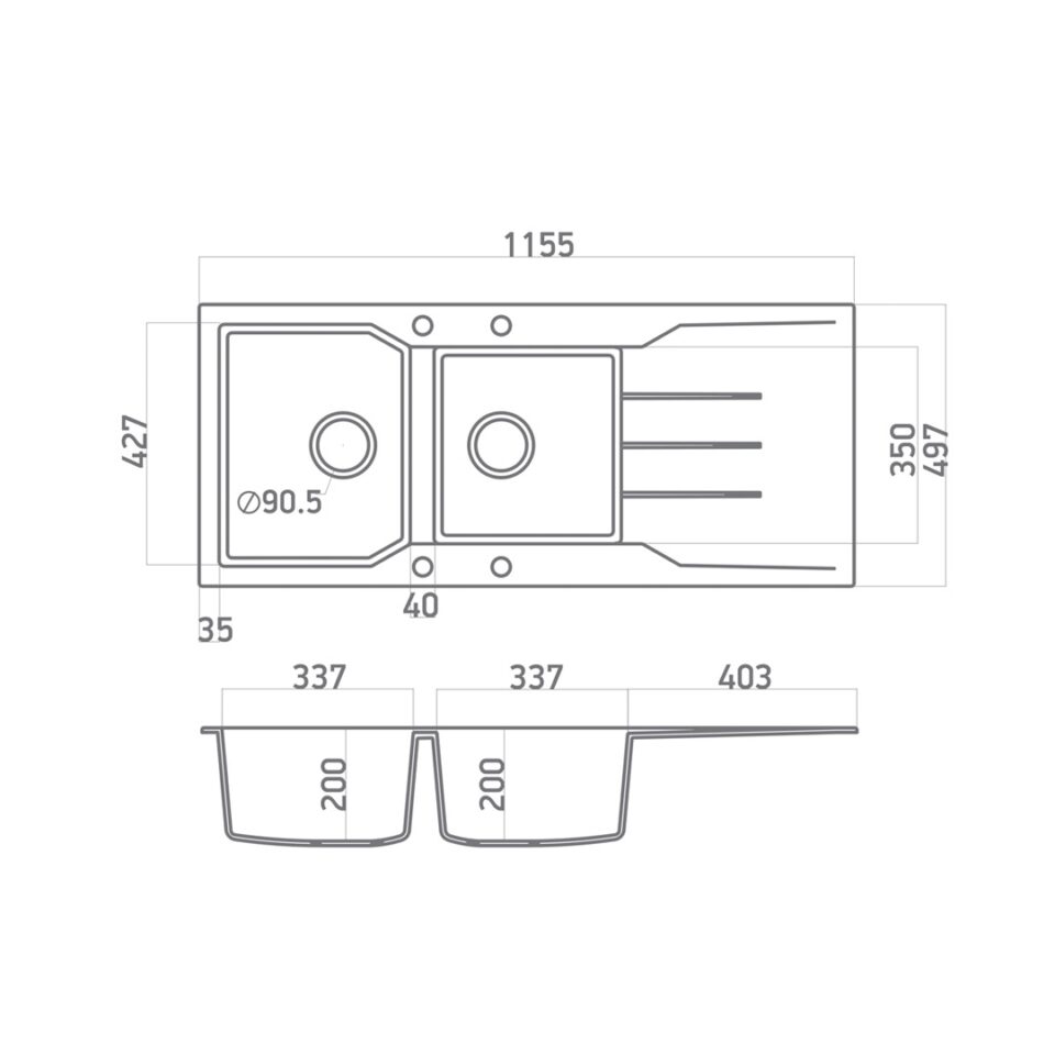 ULTRA GRANITE 801 (116Χ50)