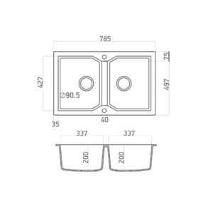ULTRA GRANITE 806 (79Χ50)