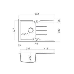 ULTRA GRANITE 807 (79Χ50)
