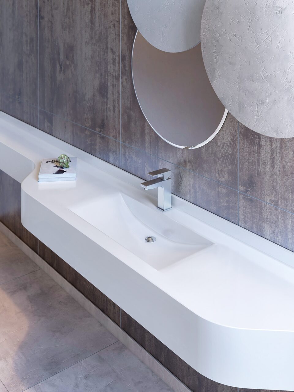 Νιπτήρας Μπάνιου 715 Single Wave Combo R/L