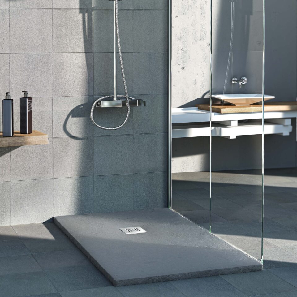 A211 Ντουζιέρα Flat Stone 170x80