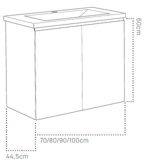 ΒΑΣΗ ALBA A 90CΜ