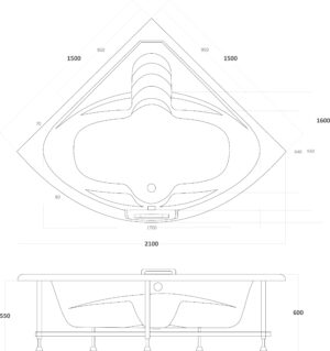 519 NATALY 150 Χ 150 X h. 60cm