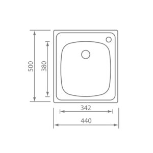 STAINLESS STEEL 11934 MONDIAL (44X50)