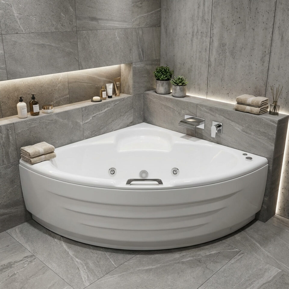 Γωνιακή Μπανιέρα 533 Marina 140x140x60