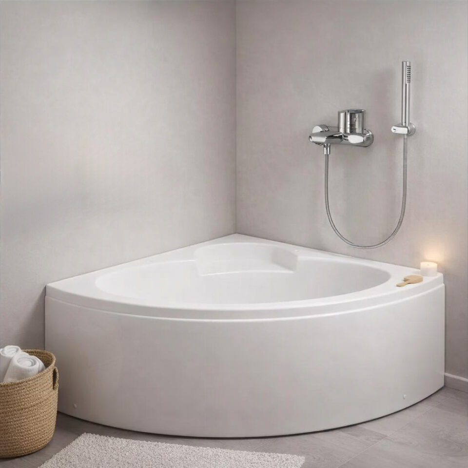 Ασύμμετρη Μπανιέρα 569 Lydia R/L 150x100