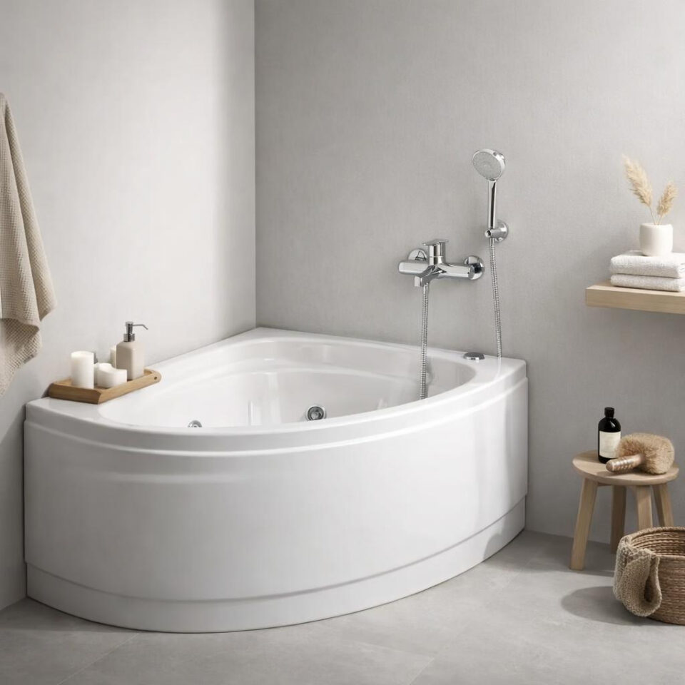 Ασύμμετρη Μπανιέρα 505 Claudia R/L 165x95