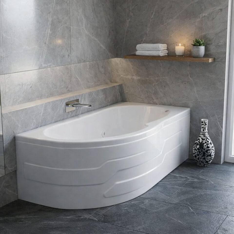 Ασύμμετρη Μπανιέρα 537 Monica R/L 170x80