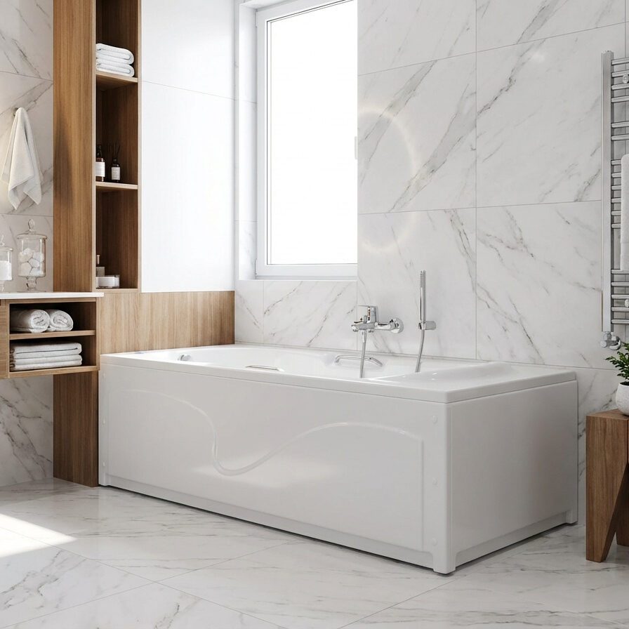 Ευθύγραμμη Μπανιέρα 506 Victoria 160x80