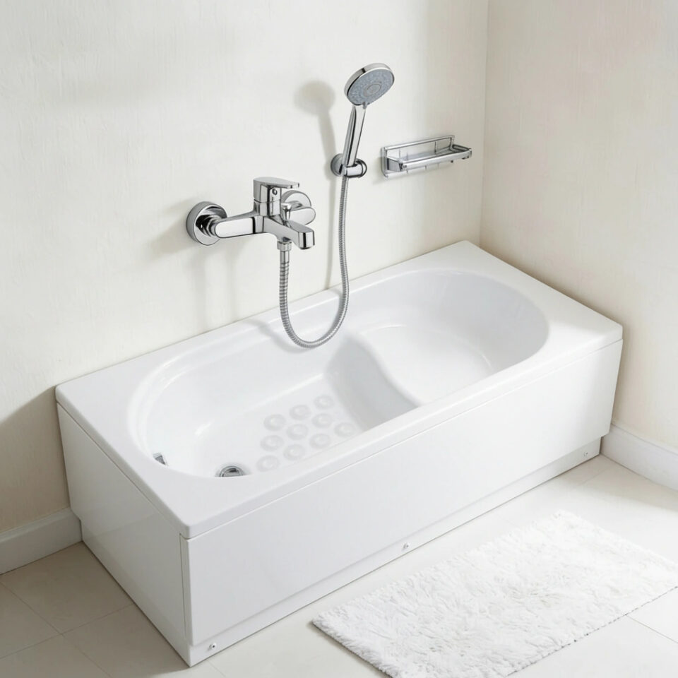 Ευθύγραμμη Μπανιέρα 523 Gloria 105x70 | Με Κάθισμα