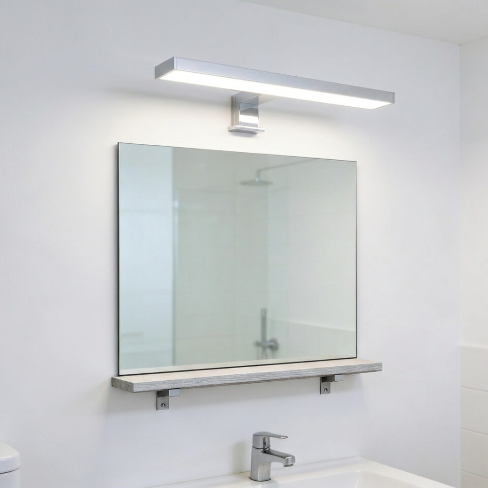 Καθρέπτης Μπάνιου με Ράφι 100cm