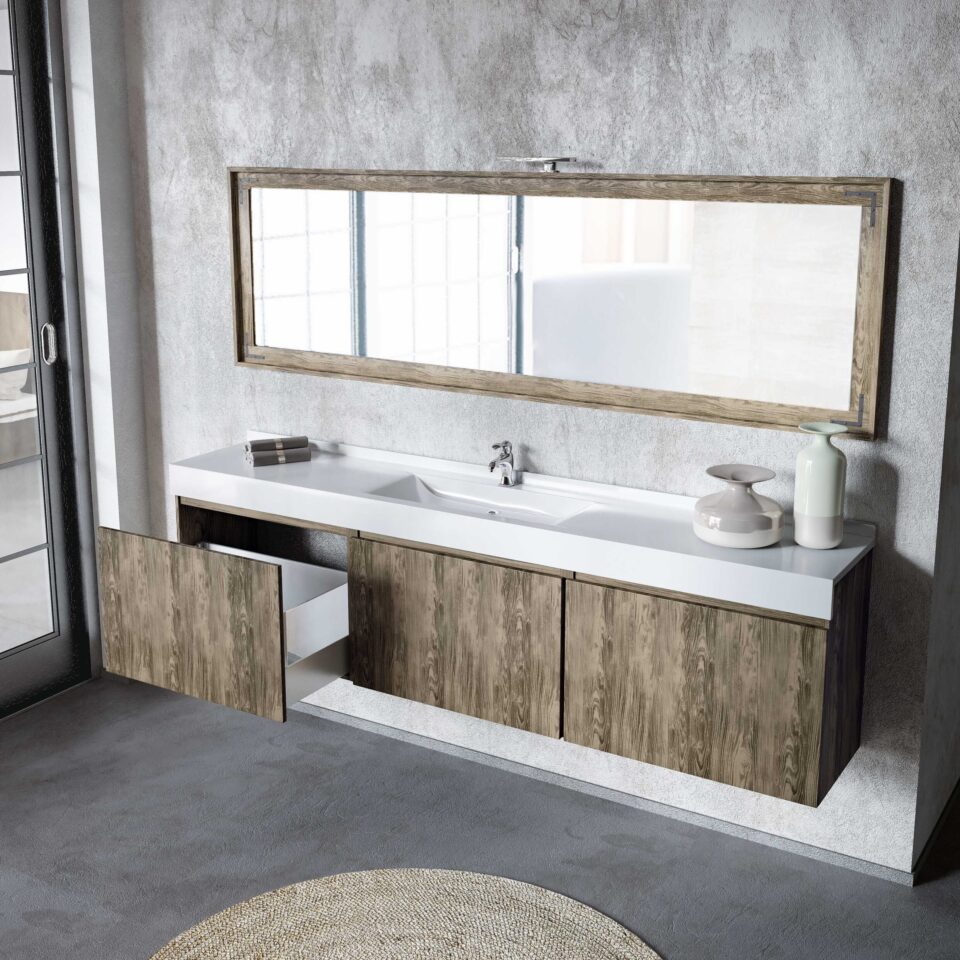 Βάση Έπιπλου Μπάνιου Xenia 110-120cm