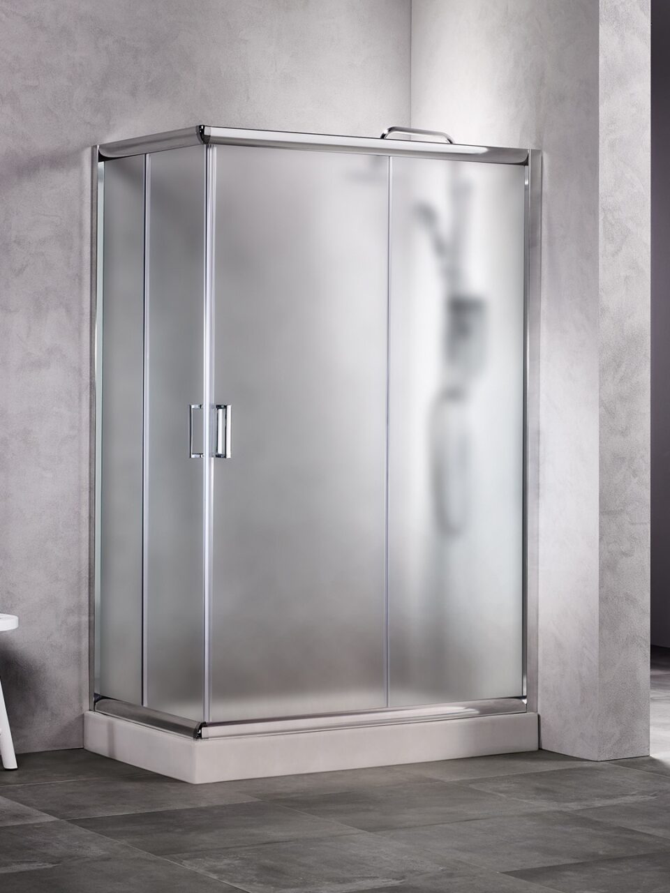 Παραλληλόγραμμη Καμπίνα AS9080F Frosted  90x80