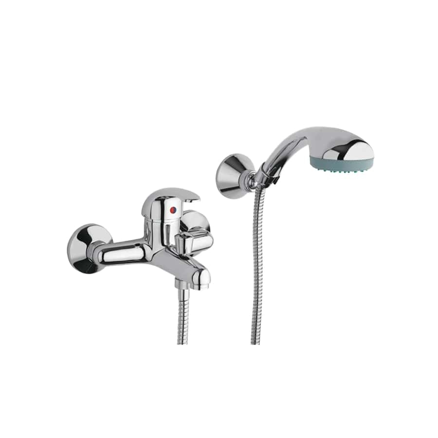 Μπαταρία Λουτρού Napoli Χρωμίου