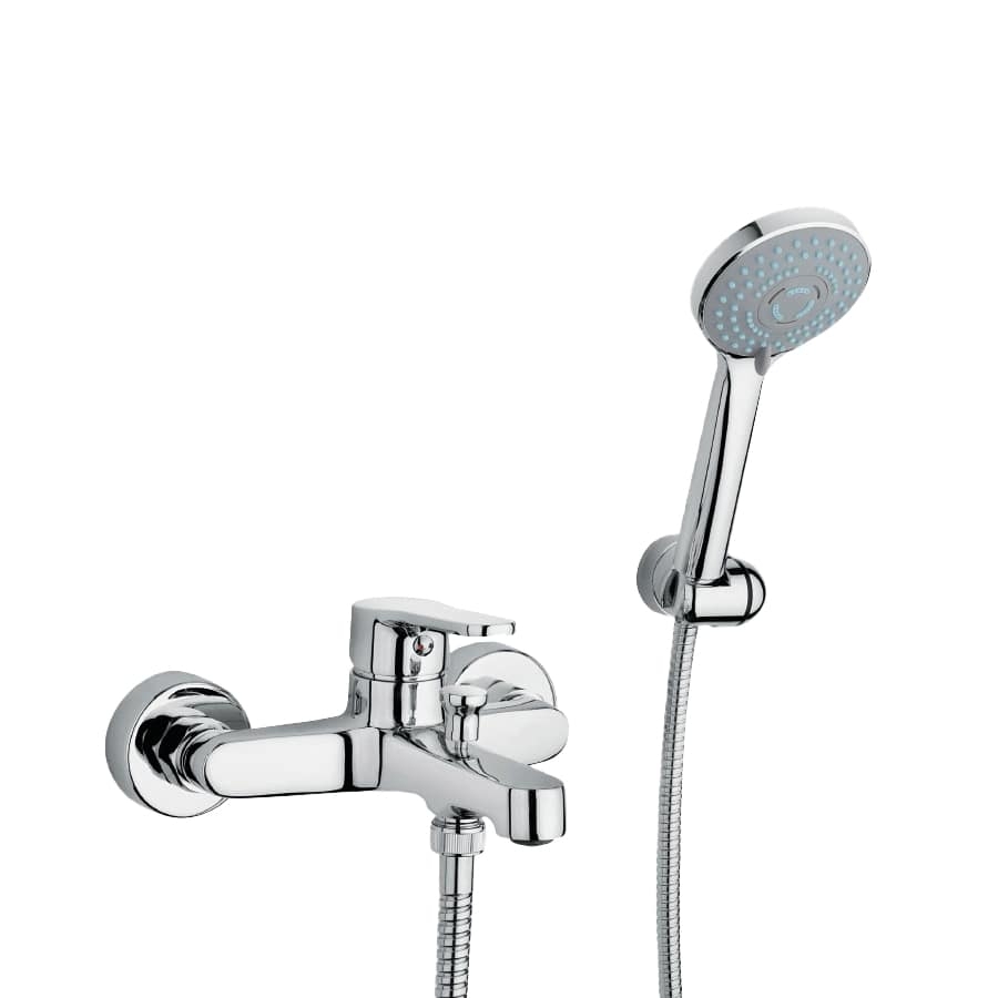 Μπαταρία Λουτρού Verona Χρωμίου