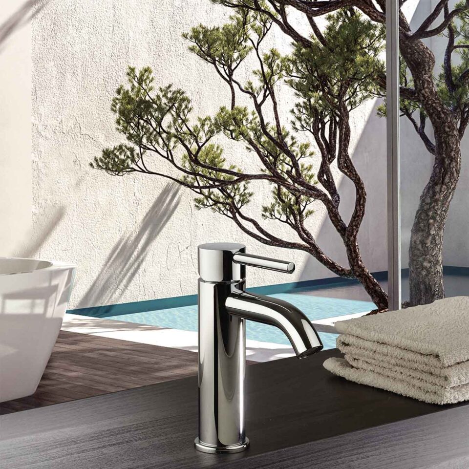 Μπαταρία Νιπτήρα Rome Χρωμίου