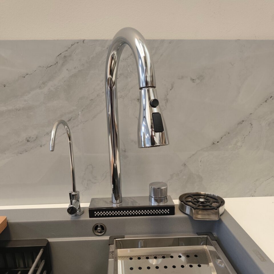 Μπαταρία Νεροχύτη Ηi-Τech Χρωμίου