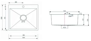 STAINLESS STEEL 5050HS VΙSΙΟΝ ΗΟΝΕΥ CΟΜΒ 50Χ50 1V